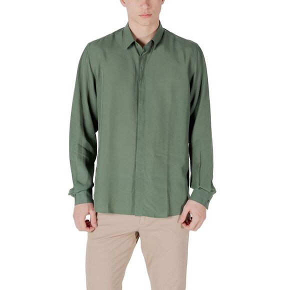 Antony Morato Bicolor Lyocell Dress Men's Shirt